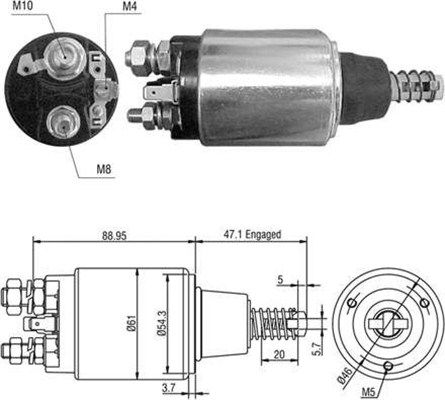 MAGNETI MARELLI Magneettikytkin, käynnistin 940113050390